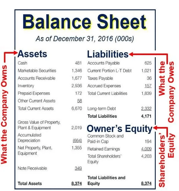 Balance sheet : Assessing Business